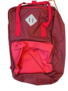 Large Maroon Moda West Backpack Hiking School Bag Lightweight 18 in NWT